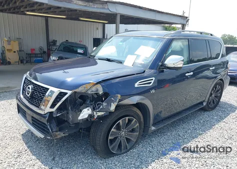 2017 Nissan Armada Platinum z USA, uszkodzony, nr VIN JN8AY2ND5H9005937
